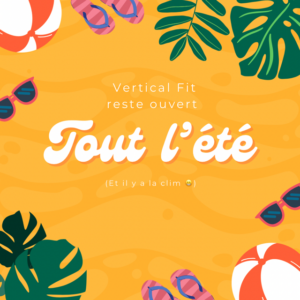 Read more about the article Vertical Fit Angoulême reste ouvert tout l’été !